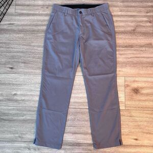 Under‎ Armour Men's Gray Straight-Leg Mid-Rise Chino Pants Size 34